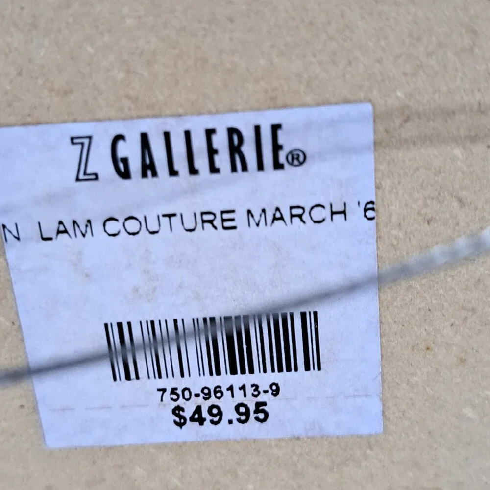 Z Gallerie Couture Magazine March 1963 Cover Art Wooden Wall Decor Art 20 x 16